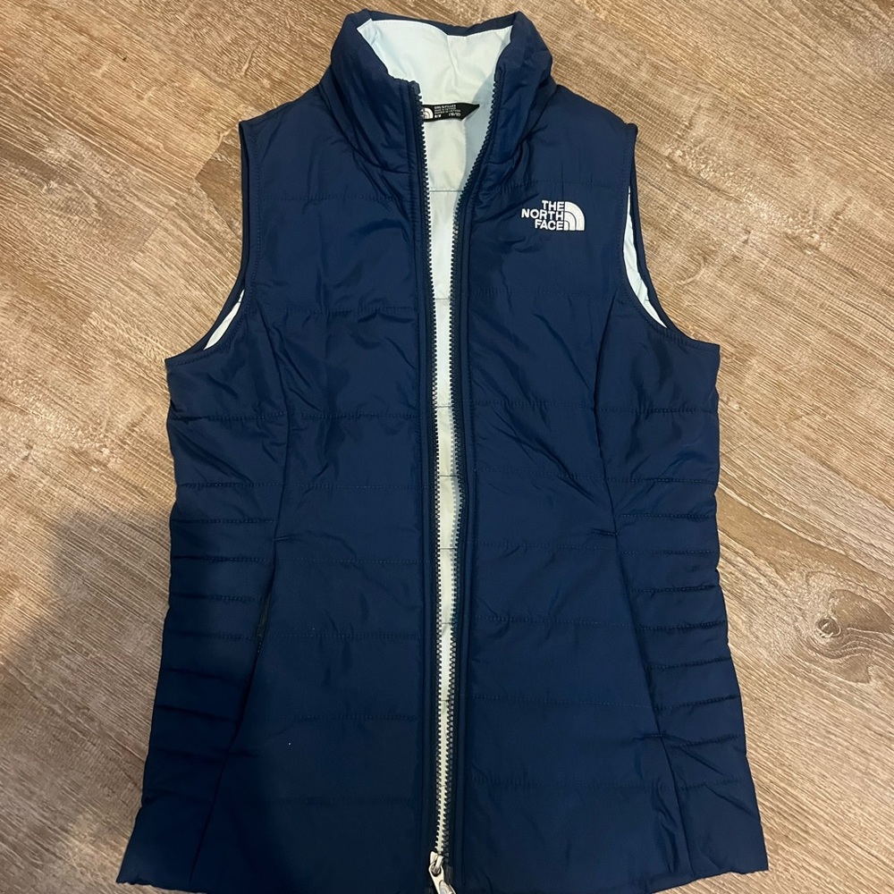 Girls Blue North Face Vest!!!